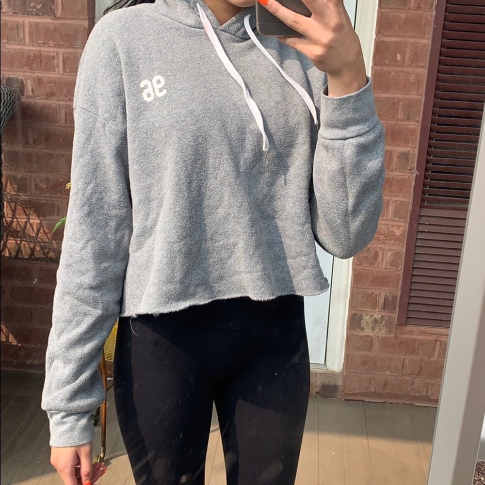 Cropped hoodie